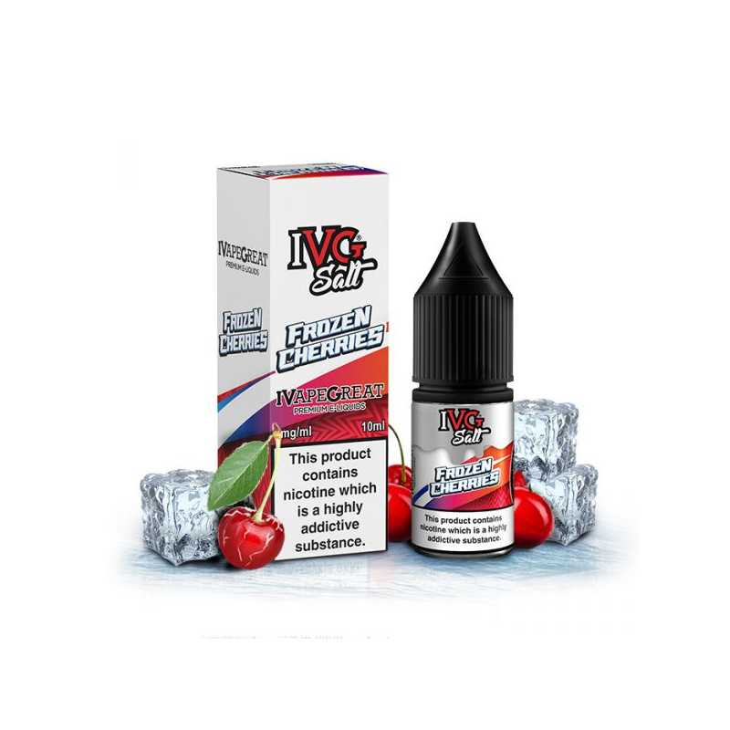 I VG 50:50 - Crushed Range - Frozen Cherries 10ml - vers. NikotinstärkenIVG Salt - Crushed Range - Frozen Cherries 10ml - 20mgVerwöhnen Sie sich mit einer Kombination aus frisch gepflückten roten Kirschen, die mit einem Schuss Crushed Ice bespritzt werden und Ihnen einen süßen und eisigen Geschmacksschub verleihen.20mg = Nikotinsalz3mg und 6mg = 50%50% VG PG - Nikotin10826I VG (I Vape Great) Premium Liquids4,80 CHFsmoke-shop.ch4,80 CHF