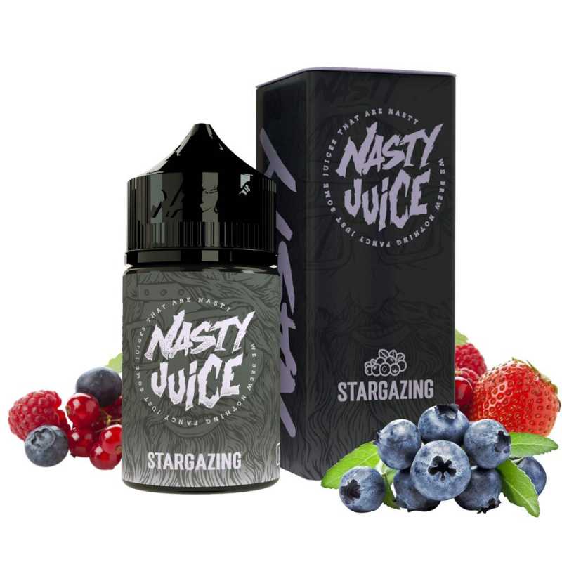 50 ml Nasty Juicy - Stargazing - 0 mg - ShortfillLieferumfang: Nasty Stargazing  von Nasty Juice - shortfill 0 mg NikotinGeschmack:  Das Stargazing Shortfill E-liquid von Nasty Berry wurde aus eine unkomplizierte Beerenfruchtmischung keiert und mit einem Minze-Kick versehen. Der Blaubeergeschmack ist vom Einatmen bis zum Ausatmen präsent und kommt mit süssen und auch scharfen Noten vollends zur Geltung. Das Ganze wurde mit einer erfrischenden und kühlenden Abgang für ein ausgewogenes Dampfen abgerundet.PG/VG 30/709666Nasty Juice22,00 CHFsmoke-shop.ch22,00 CHF