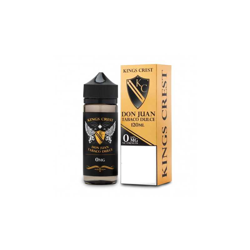 100 ml Don Juan Tabaco Dulce von Kings Crest - ShortfillLieferumfang: 100 ml Don Juan Tabaco Dulce von Kings Crest - Shortfill Entdecken Sie das süsse Königreich der Kollektion Don Juan von Kings Crest!Das Liquid Tabaco Dulce verwöhnt Sie mit dem Geschmack eines hellen Tabaks, der sich raffiniert mit den vollmundigen Noten von Karamell und Schokolade vermischt. Ein süsser Mix voller Charakter! 120ml Flasche mit 100ml hochdosiertem Liquid. Zum Verdünnen mit Nikotin-Shots für den gewünschten Nikotingehalt: 2 Shots für 3mg/ml und 4 Shots für 6mg/ml. Für mehr als 2 Shots muss ein grösserer Behälter vorgesehen werden.PG/VG-Mischverhältnis: 30/70.Hergestellt in den USA.9143Kings Crest Premium Liquid USA24,90 CHFsmoke-shop.ch24,90 CHF