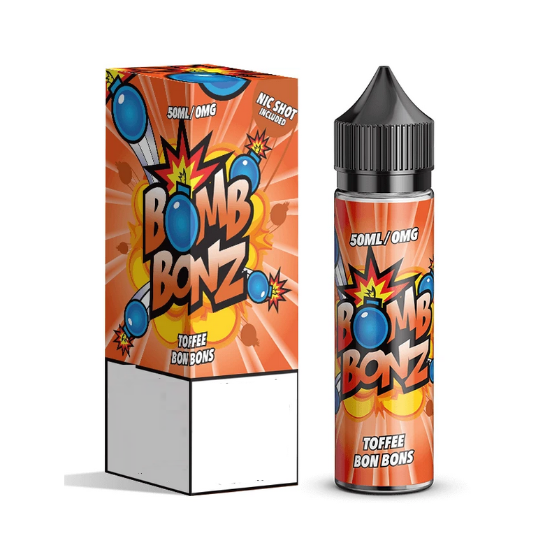 Bomb Bonz Toffee Bon Bons Short Fill - 50ml + NikotinshotLieferumfang: Bomb Bonz Toffee Bon Bons Short Fill - 50mlToffee Bon Bons by Bomb Bonz is the classic sugar-coated powdery toffee treat, the ultimate reminder of childhood days. It's available in a single 50ml bottle of e-liquid, with space for 10ml of nicotine. Toffee Bon Bons Flavour70VG/30PG E-LiquidManufactured in the UKFree Nikotin Shot inklusive7675Bomb Bonz Liquids6,90 CHFsmoke-shop.ch6,90 CHF