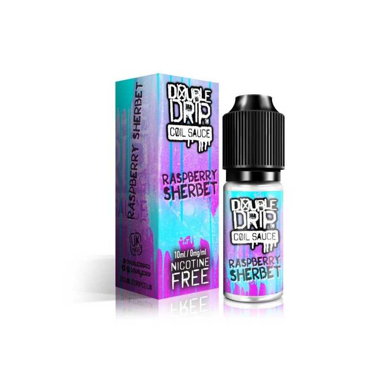 Raspberry Sherbet 10ml Liquid von Double Drip - 3 mgLieferumfang: 10 ml Raspberry Sherbet 10ml Liquid von Double Drip vers. StärkenRaspberry Sherbet e-liquid von Double Drip ist eine Beerenfruchtmischung mit einer Süßigkeitenausatmung. Beim Einatmen entsteht ein süsser und saftiger Himbeergeschmack, der durch ein zuckerhaltiges Sherbet für eine ausgewogene e-Flüssigkeit akzentuiert wird.ieferuRaspberry Sherbet e-liquid ist mit Nikotinstärken von 3 mg und 6 mg erhältlich; niedrigere Stärken sorgen für einen leichteren Rachenschlag im Gegensatz zu einem deutlicheren Gefühl bei höheren Stärken. Mit einem VG-Verhältnis von 80% liefert diese E-Flüssigkeit eine große Wolkenproduktion, ohne den Geschmack zu beeinträchtigen.Double Drip e-Flüssigkeiten werden in Großbritannien gemischt und abgefüllt, wobei der Schwerpunkt auf süßen Geschmacksrichtungen und fruchtigen Geschmacksnoten liegt.10ml E-Liquid-FlaschenNikotinstärken von 3mg &amp; 6mg80% VG / 20% PGKonzipiert für Sub-Ohm-VapingGemischt und abgefüllt in einem ISO 7-ReinraumTPD-konformHergestellt in GroßbritannienKindersichere Kappe10129Double Drip Coil Sauce UK5,00 CHFsmoke-shop.ch5,00 CHF