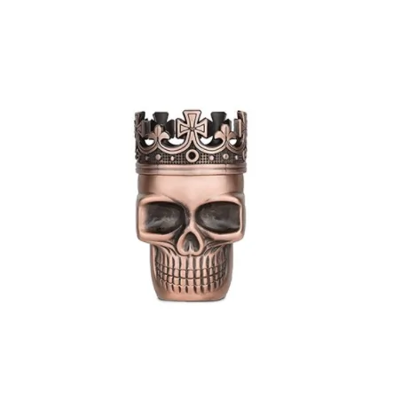 Grinder King Skull 75mm - Farbe Bronze - Kräutermühle