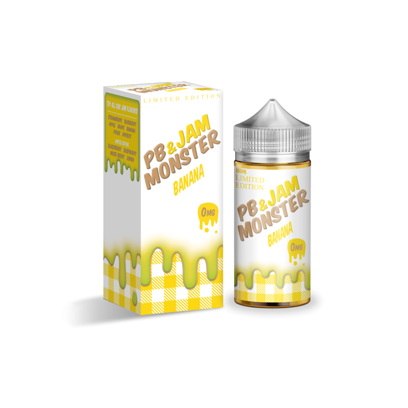 PB & Jam Monster Limited Edition Banana 0mg 100ml ShortfillPB &amp; Jam Monster Limited Edition Banana 0mg 100ml ShortfillDer Geschmack PB &amp; Jam Banana von Jam Monster E-Liquid ist die ultimative süße und herzhafte vape behandeln, die süße Banane Marmelade mit reichen cremigen Erdnussbutter mischt. Sie werden reich und cremig Butter perfekt gemischt Bananenmarmelade schmecken, wie diese dicht aromatisierte Dampf Kaskaden über Ihre Geschmacksknospen und lässt sie betteln um mehr. Diese meisterhaft gestaltete Limited Edition Premium e-Saft hat alle den Geschmack, den Sie von Jam Monster zu erwarten haben. Erleben Sie diese limitierte Auflage PB &amp; Jam Banana vape Saft in 100ml Flaschen, solange der Vorrat reicht!75 VG / 25 PGPG/VG 25/75 - flüssig 00mg überdosiert im GeschmackHerstellungsland: UK10893Monster Vape Laps24,90 CHFsmoke-shop.ch24,90 CHF