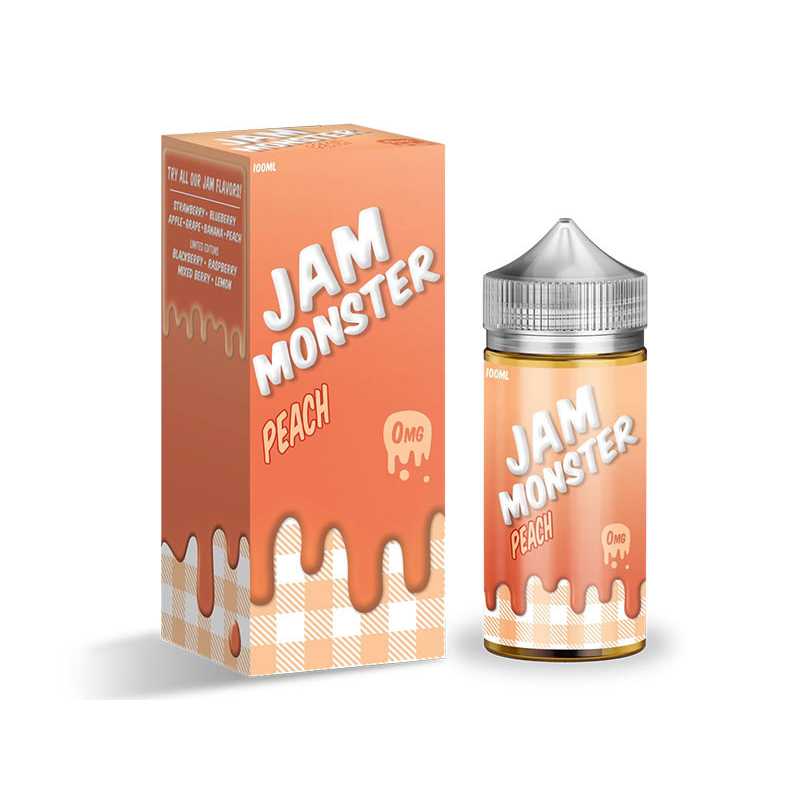 Jam Monster Peach - 0mg 100ml ShortfillJam Monster Peach - 0mg 100ml ShortfillPeach von Jam Monster - Jam Monster haben einen unglaublich fruchtigen Frühstücksgenuss kreiert, saftige Pfirsichmarmelade verschmiert mit einer butterweichen Scheibe Toast!Jam Monster ist ein 75% VG 25% PG e-Flüssigkeit. PG/VG 25/75 - flüssig 00mg überdosiert im GeschmackHerstellungsland: UK10895Monster Vape Laps24,90 CHFsmoke-shop.ch24,90 CHF