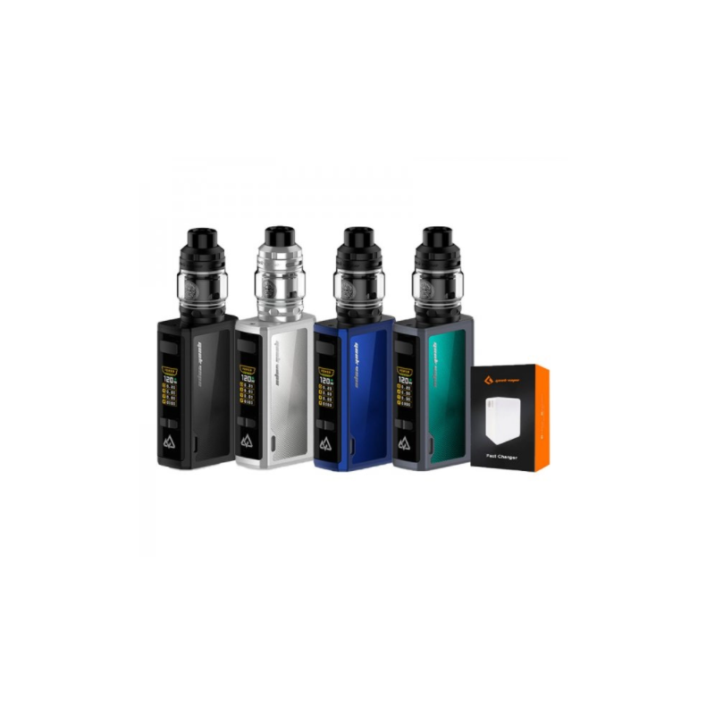 Kit Obelisk 120W mit Zeus Sub Ohm + Schnell-Ladegerät - Geekvape AkkuträgerLieferumfang: 1 Obelisk-Box1 Zeus Verdampfer1 Wandladegerät1 USB-C-Kabel1 BenutzerhandbuchMerkmale:Eingebaute BatterieLebensdauer der Batterie: 3700 mahTemperaturregelung: JaTemperaturbereich: 100°C - 315°CLeistung: 120 WattMin. akzeptierter Widerstand (in Ω) 0,10 - 3 OhmUSB-Anschluss JaLänge 46,3 mmBreite 34 mmHöhe 80 mm10905geekvape62,40 CHFsmoke-shop.ch62,40 CHF