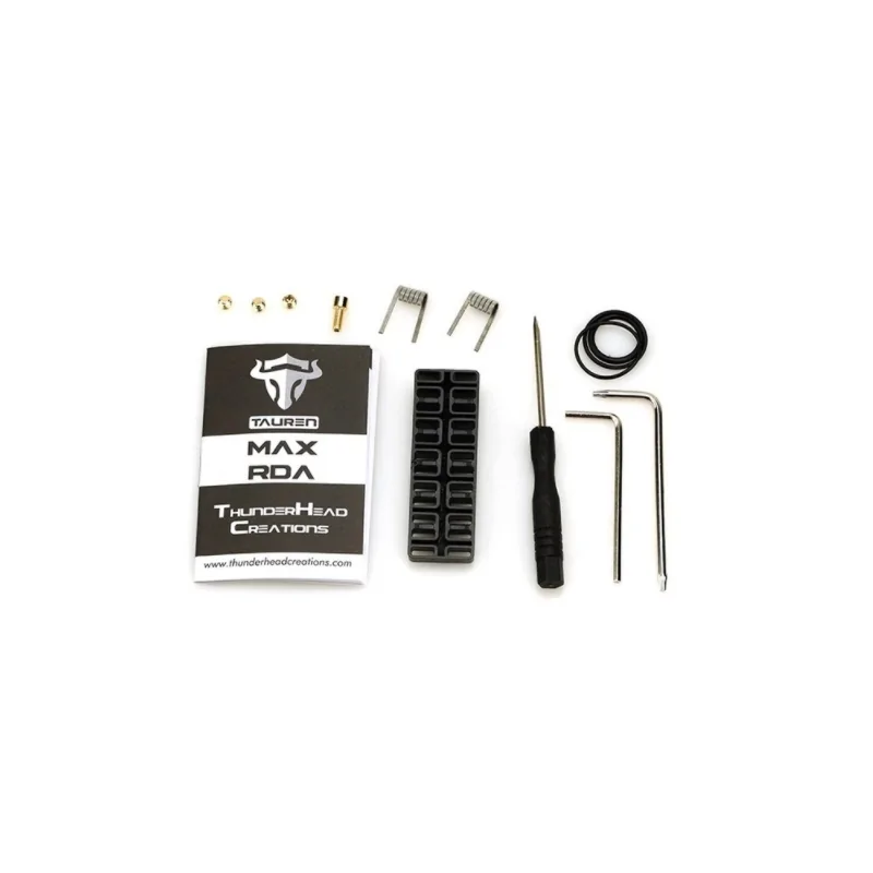 Tauren Wickelset RDA Zubehör Toolkit - THC ThunderheadTauren Max RDA Zubehör Toolkits - THC ThunderheadLieferumfang: 1x NF-Stift2 x 3 Spulen von Clapton verschmolzen 0,25ohm,1 x Ersatz-Sechskantschraube M42 x Ersatz-M4-Schlitzschraube1 x Inbusschlüssel1 x Inbusschlüssel1 x Schlitzschraubendreher1 x Ersatzsatz O-Ringe.10906Thunderhead6,90 CHFsmoke-shop.ch6,90 CHF Tauren Wickelset RDA Zubehör Toolkit - THC ThunderheadTauren Max RDA Zubehör Toolkits - THC ThunderheadLieferumfang: 1x NF-Stift2 x 3 Spulen von Clapton verschmolzen 0,25ohm,1 x Ersatz-Sechskantschraube M42 x Ersatz-M4-Schlitzschraube1 x Inbusschlüssel1 x Inbusschlüssel1 x Schlitzschraubendreher1 x Ersatzsatz O-Ringe.10906Thunderhead6,90 CHFsmoke-shop.ch6,90 CHF