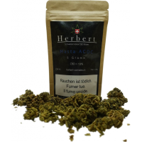 Masta ACDC Indoor CBD Blüten 5 grammMasta ACDC Indoor CBD Blüten 5 grIndoor CBD Blüten aus der SchweizDie Masta ACDC CBD Blüte glänzt mit einer intensiven fruchtigen Note und gehört zu den beliebtesten CBD Indoor Blüten.Masta ACDC ist eine ausgewogene Mischung aus Sativa und Indica Genetiken, abstammend von der legendären Sorte Cannatonic. Die Blüten haben einen Gehalt von etwa 18% CBD auf bis zu 0.9% THC.Herbert produziert Cannabis in modernen Indoor Anlagen und schafft somit perfekte Bedingungen für die Produktion von Blüten höchster Qualität. Lieferumfang: 5grohne THC10945Herbert Premium Swiss Indoor Cannabis CBD36,00 CHFsmoke-shop.ch36,00 CHF
