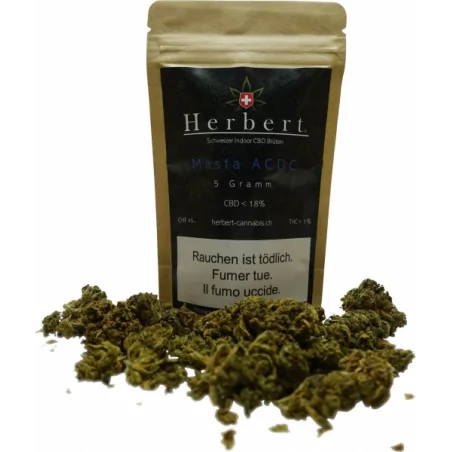 Masta ACDC Indoor CBD Blüten 5 gramm