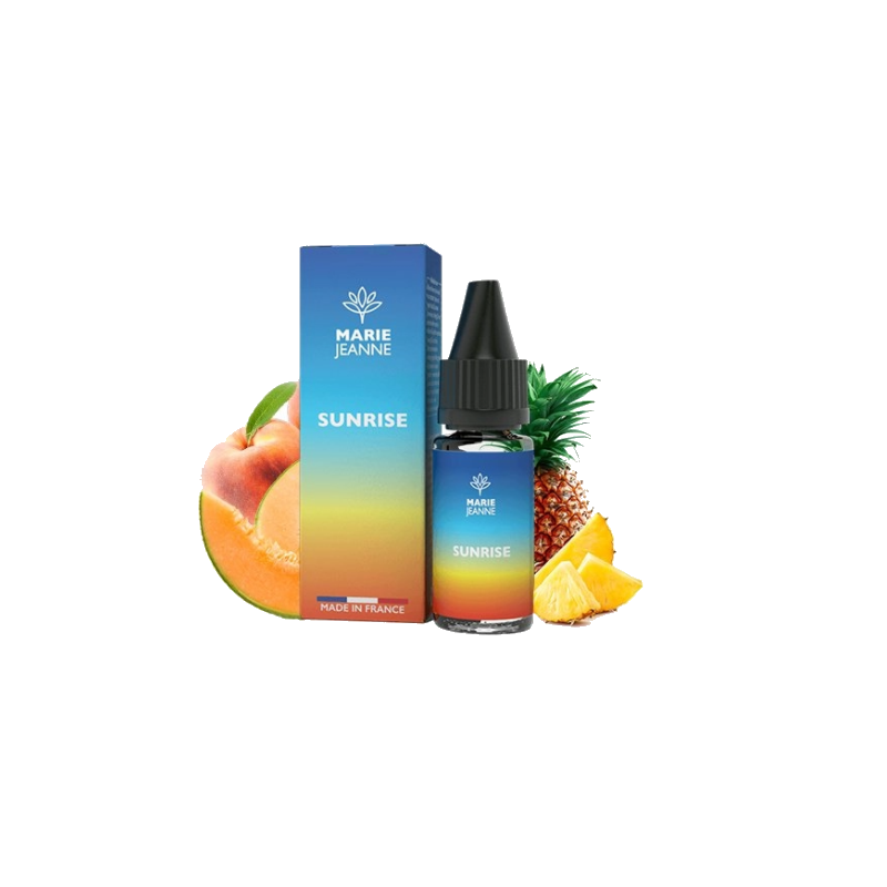 Sunrise 10ml - Collection Création by Marie Jeanne - 100 mgLieferumfang: Sunrise 10ml - Collection Création by Marie JeanneSonnenschein und CBD gehen Hand in Hand, besonders wenn es frische Ananas und Pfirsiche gibt.Produkt ohne THCMarke Marie JeanneLand Frankreich50/50 PG/GE-VerhältnisVerpackung 10ml PE-Flasche mit kindersicherem VerschlussInhalt 10mlNikotin-Dosierung 0mgDosierung von CBD 100, 300, 500mg10942Marie Jeanne CBD11,90 CHFsmoke-shop.ch11,90 CHF