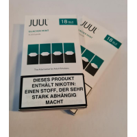 JUUL - Glacier Mint Pods - 4 Pack TPD2 -Neue Technik-