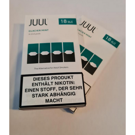 JUUL - Glacier Mint Pods - 4 Pods - 9 mg