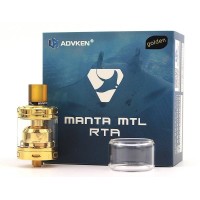 Manta MTL RTA von Advken (Selbstwickelverdampfer)Lieferumfang 1 x Manta MTL RTA1 x Reinigungstuch1 x Ersatzglas1 x Alien Schraubendreher1 x Zubehörtasche Der zur Manta Familie gehörige Manta MTL RTA aus dem Hause Advken präsentiert sich im aufwendig schönen Design mit perfekt gesetzten Details, welche nicht nur ein optisches sindern auch schützendes Highlight bieten.6162Advken Vape17,60 CHFsmoke-shop.ch17,60 CHF