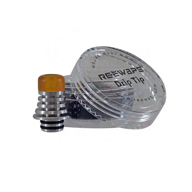 REEWAPE - AS 278 RESIN 510 DRIP TIP vers. FarbenREEWAPE - AS 278 RESIN 510 DRIP TIPLieferumfang: 1x&nbsp;Drip Tip 510 AS308 - ReeWape vers. FarbenPassend auf alle 510 AnschlüsseAS 278 -510 Tropfspitze fitment auf 510 Verdampfer, die Flossen auf dem Tropf gebildet ermöglicht eine größere Wärmeableitung.1) Größe: 10mm (H)*16mm (D)2) Material:&nbsp; PEI1 x Drip Tip 1 x O-Ring 1 x Verpackungvers. FarbenSchwarz UltemSchwarzSS/UltemSS/Schwarz11036Drip Tip5,90&nbsp;CHFsmoke-shop.ch5,90&nbsp;CHF