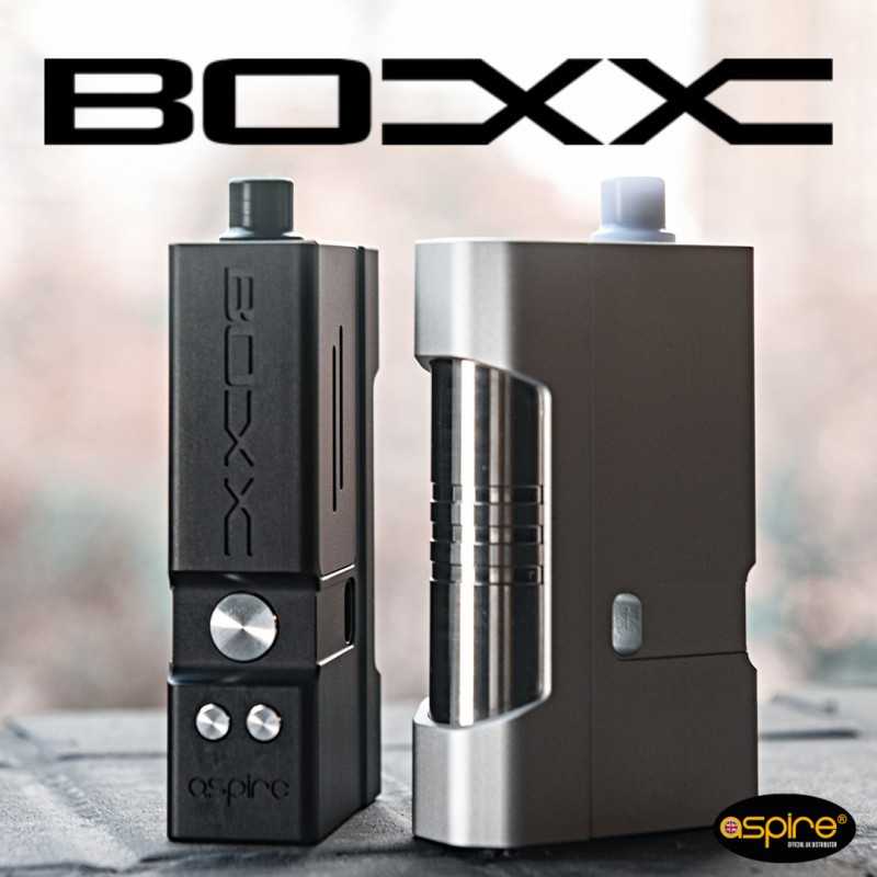 ASPIRE BOXX VAPE KIT design by SunboxASPIRE BOXX VAPE KIT Lieferumfang: 1 x BOXX Mod (Battery Not Included)1 x BOXX Pod 2.0 ml(For Nautilus Coils)1 x User Manual1 x Wrench1 x Spare Drip Tip1 x Nautilus Coil Adaptor1 x Nautilus BVC Coil 1.8Ω1 x Nautilus 2S Mesh Coil 0.7Ω1 x 510 Drip Tip Adaptor11057Aspire69,90 CHFsmoke-shop.ch69,90 CHF