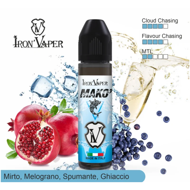 Makò - 50/60ml Shortfill von Iron Vaper - LiquidLieferumfang: Makò - 50/60ml Shortfill von Iron Vaper - LiquidDas Makò Shortfill von Iron Vaper zeichnet sich durch einen spritzigen Myrte- und Champagnergeschmack aus. Ergänzt mit einem Hauch von Granatapfel für einen ausgeprägten Geschmack. Myrtenlikör ist ein typisches Getränk von der Insel Sardinien, das aus sonnengereiften Myrtenbeeren hergestellt wird.EigenschaftenPG VG 30/7011099Iron Vaper aus Italien11,80 CHFsmoke-shop.ch11,80 CHF Makò - 50/60ml Shortfill von Iron Vaper - LiquidLieferumfang: Makò - 50/60ml Shortfill von Iron Vaper - LiquidDas Makò Shortfill von Iron Vaper zeichnet sich durch einen spritzigen Myrte- und Champagnergeschmack aus. Ergänzt mit einem Hauch von Granatapfel für einen ausgeprägten Geschmack. Myrtenlikör ist ein typisches Getränk von der Insel Sardinien, das aus sonnengereiften Myrtenbeeren hergestellt wird.EigenschaftenPG VG 30/7011099Iron Vaper aus Italien11,80 CHFsmoke-shop.ch11,80 CHF