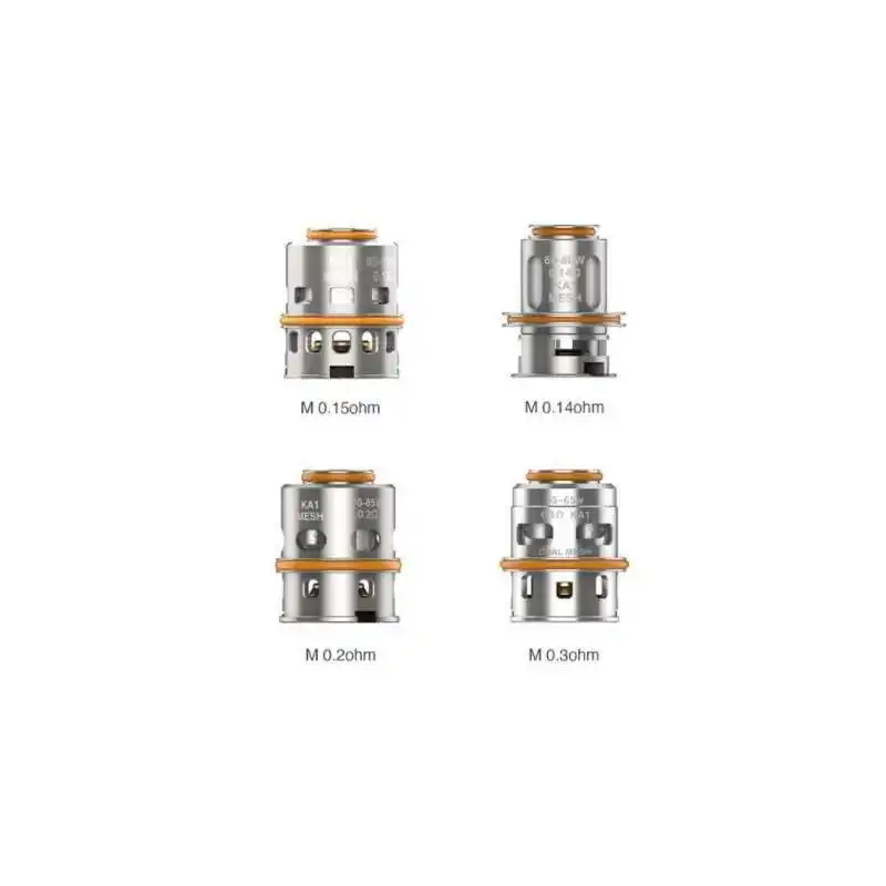 5 x Geekvape M Coil (Geekvape Zeus Max) Z Max- CoilsLieferumfang5 x Geekvape M Coil (Geekvape Zeus Max)0.15, 0.2 oder 0.3 ohn auswählbardie Geekvape M-Series Coils für den Z Max&nbsp;Subohm&nbsp;Tank!0.25 ohm - 45-57 Wattverschiedene Ohm auswählbar11142geekvape18,90&nbsp;CHFsmoke-shop.ch18,90&nbsp;CHF