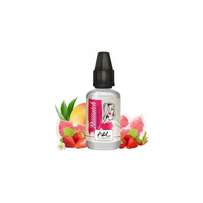 Biiiiiatch Les Créations von a&l shakers Aroma (DIY)Biiiiiatch Les Créations von a&amp;l shakers Aroma (DIY)Das Biiiiiiiiiiiatch-Aroma aus der Les créations by A&amp;L-Reihe ist das ideale Konzentrat für Liebhaber fruchtiger Aromen!Seine fruchtige Mischung aus Grapefruit und Erdbeeren eignet sich perfekt für alle Arten von Vape!Liebhaber von fruchtig-frischen Aromen, werden Sie vor diesem exquisiten DIY-Konzentrat schmelzen, für einen Moment des intensiven Vergnügens wie zum Dampfen den ganzen Tag.Hergestellt in Frankreich von A&amp;L.URSPRUNGFRANKREICHPG/VG50/50DOSIERUNG6%INHALT30ML11152A&L Shakers Aromen11,90&nbsp;CHFsmoke-shop.ch11,90&nbsp;CHF