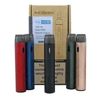 INNOKIN EQ FLTR VAPE KIT - vers. FarbenINNOKIN EQ FLTR VAPE KIT - vers. FarbenInnokin EQ FLTR Kit ist eine Zigarette Form vape Kit, angetrieben durch eingebaute 400mAh Batterie und feuert bis zu 9,5W. Innokin EQ FLTR ist mit einer LED-Anzeige für die verbleibende Leistung ausgestattet. Der EQ FLTR Kit kommt mit der 2ml Patrone, 1,2ohm integrierte Spule und die Kappe, die deckt und schützt die Tropfspitze. Der EQ FLTR ist perfekt für Raucher, die mit dem Rauchen aufhören wollen oder schon einmal versucht haben, aufzuhören, aber das Gefühl des Rauchens einer Zigarette bevorzugen. Mit unserem Auto-Draw-Design, das in den Pod eingebaut ist, können Sie einfach inhalieren und die einzigartigen Aromen zu Ihrer Zufriedenheit rauchen. Spezifikationen: Akku - 400mAh Maximaler Ausgangsstrom - 3A Tank Kapazität - 2ml Spulenvariante - 1.2 Zepterspule Wattleistung Bereich - 7W bis 9.5W Innokin EQ FLTR Kit ist eine Zigarette Form vape Kit, angetrieben durch eingebaute 400mAh Batterie und feuert bis zu 9,5W. Innokin EQ FLTR ist mit einer LED-Anzeige für die verbleibende Leistung ausgestattet. Der EQ FLTR Kit kommt mit der 2ml Patrone, 1,2ohm integrierte Spule und die Kappe, die deckt und schützt die Tropfspitze. Der EQ FLTR ist perfekt für Raucher, die mit dem Rauchen aufhören wollen oder schon einmal versucht haben, aufzuhören, aber das Gefühl des Rauchens einer Zigarette bevorzugen. Mit unserem Auto-Draw-Design, das in den Pod eingebaut ist, können Sie einfach inhalieren und die einzigartigen Aromen zu Ihrer Zufriedenheit rauchen.Spezifikationen:Akku - 400mAhMaximaler Ausgangsstrom - 3ATank Kapazität - 2mlSpulenvariante - 1.2 ZepterspuleWattleistung Bereich - 7W bis 9.5WLieferumfang: 1 x EQ FLTR Akkuträger.1 x EQ FLTR Verdampfer.1 x Innokin S Coil - 1.2 Ohm.5 x FLTR Filter.1 x Schutzkappe.1 x Kunststoff Drip Tip.1 x USB Ladekabel.1 x Bedienungsanleitung.11197Innokin12,50 CHFsmoke-shop.ch12,50 CHF