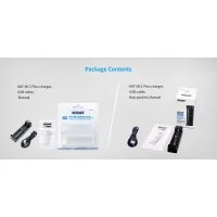 MC1 PLUS - XTAR - Ladegerät für Li-Ion, Ni-MH (18650-21700)MC1 PLUS - XTAR - Ladegerät für Li-Ion, Ni-MH (21700) USB-C&nbsp;ANT, der Batterieverlängerer!Wählt automatisch den am besten geeigneten Ladestrom (0,5A / 1A) für die Batterien, um eine möglichst lange Lebensdauer zu gewährleistenLCD-Display zeigt Ladestrom und detaillierten Ladestatus anKann eine VTC5 in 3 Stunden mit 1A vollständig aufladen, klein aber fein.&nbsp;Folgende Li-Ionen Akkutypen sind ladbar:10440 / 14500 / 14650 / 16340 / 17335 / 17500 / 17670 / 18350 / 18490 / 18500 / 18650 / 18700 / 20700 / 21700 / 22650Folgende Akkus können nur im Schacht 1 und Schacht 8 geladen werden: 25500 / 26650 / 267003.6V/3.7V Lithium-Ionen-Akkus.Auch für PCB geschützte 20700/21700 Akkus geeignet max. Länge 75,5 mm.&nbsp;Folgende Ni/MH Ni/CD Akkutypen sind ladbar:AAAA / AAA / AA / AFolgende Akkus können nur im Schacht 1 und Schacht 8 geladen werden:&nbsp; SC / C / D.&nbsp;&nbsp;Lieferumfang:MC1 PLUS - XTAR - Ladegerät für Li-Ion, Ni-MH (21700) USB-C&nbsp;&nbsp;Sicherheitshinweise:1. Laden Sie nur die für das Gerät vorgesehene Akkus.2. Achten sie bitte immer auf die Eingestellte Ladespannung.3. Laden sie nur Akkus mit der geeigneter Ladespannung.(Explosion Gefahr)4. Gerät ist für den Hausgebrauch, halten sie Wasser und Feuchtigkeit fern!.5. Demontage und Modifikation sind streng verboten!6. Bitte vermeiden sie einen Kurzschluss.11219Xtar Charger9,90&nbsp;CHFsmoke-shop.ch9,90&nbsp;CHF