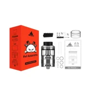 Fat Rabbit RTA 28mm - Hellvape - SelbstwickelverdampferLieferumfang: 1x Fat Rabbit RTA 28mm - Hellvape RDA Tröpfelverdampfer Größe: 28,4* 56,4mm.Köstliche Geschmackswiedergabe.Fassungsvermögen: 5,5 ml.Schöner Dampf.Anti-Kondensations-Tropfspitze 810.Luftstrom: 4 Luftströme Unten + Seite.Eine Schablone wird mitgeliefert, um die Schenkel Ihrer Spulen auf die richtige Höhe zu schneiden.Tablett: Einzelspulen-/Doppelspulen-Konfiguration.Grösse: 28,4 * 56,4 mmWerkstoff: SUS304Fassungsvermögen: 5,5 mlTropferspitze: 810 TropferspitzeTablett: Einzel-/DoppelstockStift: 510Merkmale:Durchmesser: 25 mmFassungsvermögen: 2ml /5mlTropfspitze: 810Luftstrom: EinstellbarMaterial (x): Rostfreier StahlAnschluss: 510Duales Luftstromsystem: Bodenluftstrom/Seitenluftstrom/Unter- und SeitenluftstromDoppelt wabenförmiger LufteinlassPostloses DeckAnti-Kondensations-Tropfspitze 810 11224Hellvape25,90 CHFsmoke-shop.ch25,90 CHF Fat Rabbit RTA 28mm - Hellvape - SelbstwickelverdampferLieferumfang: 1x Fat Rabbit RTA 28mm - Hellvape RDA Tröpfelverdampfer Größe: 28,4* 56,4mm.Köstliche Geschmackswiedergabe.Fassungsvermögen: 5,5 ml.Schöner Dampf.Anti-Kondensations-Tropfspitze 810.Luftstrom: 4 Luftströme Unten + Seite.Eine Schablone wird mitgeliefert, um die Schenkel Ihrer Spulen auf die richtige Höhe zu schneiden.Tablett: Einzelspulen-/Doppelspulen-Konfiguration.Grösse: 28,4 * 56,4 mmWerkstoff: SUS304Fassungsvermögen: 5,5 mlTropferspitze: 810 TropferspitzeTablett: Einzel-/DoppelstockStift: 510Merkmale:Durchmesser: 25 mmFassungsvermögen: 2ml /5mlTropfspitze: 810Luftstrom: EinstellbarMaterial (x): Rostfreier StahlAnschluss: 510Duales Luftstromsystem: Bodenluftstrom/Seitenluftstrom/Unter- und SeitenluftstromDoppelt wabenförmiger LufteinlassPostloses DeckAnti-Kondensations-Tropfspitze 810 11224Hellvape25,90 CHFsmoke-shop.ch25,90 CHF