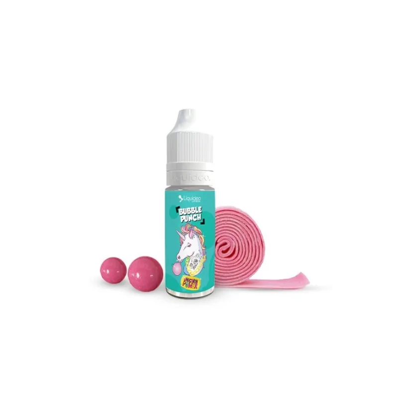 Bubble Punch 10ml - Unicorn Power by Liquideo - 0 mgBubble Punch 10ml - Unicorn Power by LiquidéoEin absoluter Gourmetsaft mit einem köstlichen Kaugummi für gute Kindheitserinnerungen!Marque&nbsp;LiquideoGamme&nbsp;Unicorn PowerPays&nbsp;FranceSaveur&nbsp;GourmandeRatio PG/VG&nbsp;50/50Conditionnement&nbsp;Flacon PE 10ml avec bouchon sécurité enfantContenance&nbsp;10mlDosage de nicotine&nbsp;0, 3, 6,10, 15mg11230Liquideo2,70&nbsp;CHFsmoke-shop.ch2,70&nbsp;CHF