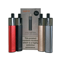 Vilter Pod Kit von Aspire 450 mahVilter Pod Kit von Aspire 450 mahDas Aspire Vilter Pod-Kit, ausgestattet mit einem künstlichen Papierfilter-Drip-Tip, schafft eine ganz neue Erfahrung für Sie, um den vollen Geschmack Ihrer Lieblings-Aromen zu genießen.Mit dem Vilter hat Aspire den bequemsten und einfachsten Übergang vom Rauchen zum Dampfen geschaffen. Vertrauen Sie uns, wenn wir sagen, dass dies die authentischste zigarettenähnliche Erfahrung ist, die Sie mit einer E-Zigarette machen können!Berauschende MTL-Luftströmung, unvergleichlicher Geschmack, in einem unerwartet kleinen Paket!Pod-Kapazität: 2 ml11252Aspire12,50 CHFsmoke-shop.ch12,50 CHF