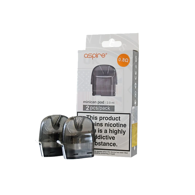 Aspire Minican+ Pod - 2 Stück von Aspire - vers. OhmLieferumfang: Aspire Minican Pod 0.8ml/2 Stück von AspireDie Aspire Minican Ersatz Pod ist ein Pod mit eingebauten 0,8ohm Spulen für Aspire Minican Pod Kit mit dem grossen Liquid Kapazität von 2ml entwickelt. Kommt in 2pcs pro PackSpezifikationen:0.8ohm (Mesh) oder 1 Ohm (mesh)Paket-Inhalt: 2 x Aspire Minican Ersatz PodsFüllmenge:  0.8 ohm = 2ml 1.0 ohm = 3ml 11285Aspire7,90 CHFsmoke-shop.ch7,90 CHF