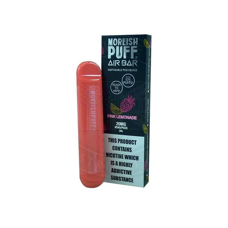 Moreish Puff Air Bar Disposable Pod Device - Pink Lemonade 20mg 2ml - Einweg ZigaretteMoreish Puff Air Bar Disposable Pod Device - Pink Lemonade 20mg 2ml - Einweg ZigaretteGefüllt mit köstlichen Himbeeren, die Ihnen einen süßen und säuerlichen Geschmack geben, aber auch mit einem Spritzer erfrischend leckerer Limonade zum Abschluss. Pink Lemonade Einweggerät: 20mg Nik-Salz Bis zu 575 Züge mit unglaublichem Geschmack. Erstaunliche Qualität.45% | 55% VG / PG- 20mg Nikotin- Größe (mm): 10,3 x 18 x 106- Batteriekapazität: 350mAh- Saftkapazität: 2ml- Widerstand: 1.8ohm- Spannung: 3.7V- Gewicht: 20g- Züge: ca 500 Nicht aufladbar /Einweg E-zigarette / E-Shisha 11310Moreish Puff UK Liquids4,70 CHFsmoke-shop.ch4,70 CHF Moreish Puff Air Bar Disposable Pod Device - Pink Lemonade 20mg 2ml - Einweg ZigaretteMoreish Puff Air Bar Disposable Pod Device - Pink Lemonade 20mg 2ml - Einweg ZigaretteGefüllt mit köstlichen Himbeeren, die Ihnen einen süßen und säuerlichen Geschmack geben, aber auch mit einem Spritzer erfrischend leckerer Limonade zum Abschluss. Pink Lemonade Einweggerät: 20mg Nik-Salz Bis zu 575 Züge mit unglaublichem Geschmack. Erstaunliche Qualität.45% | 55% VG / PG- 20mg Nikotin- Größe (mm): 10,3 x 18 x 106- Batteriekapazität: 350mAh- Saftkapazität: 2ml- Widerstand: 1.8ohm- Spannung: 3.7V- Gewicht: 20g- Züge: ca 500 Nicht aufladbar /Einweg E-zigarette / E-Shisha 11310Moreish Puff UK Liquids4,70 CHFsmoke-shop.ch4,70 CHF