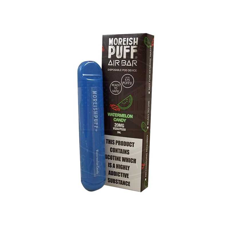 Moreish Puff Air Bar Disposable Pod Device - Watermelon Candy 20mg 2mlMoreish Puff Air Bar Disposable Pod Device - Watermelon Candy 20mg 2ml - Einweg E-ZigaretteEine süße und tropische, saftige Wassermelone wird von einer zuckerhaltigen, harten Candy-Hülle umhüllt. Ein wahnsinnig leckerer Geschmack, der Sie süchtig machen wird. Watermelon Candy Einweggerät: 20mg Nik Salz Bis zu 575 Züge unglaublichen Geschmacks Erstaunliche Qualität45% | 55% VG / PG- 20mg Nikotin- Größe (mm): 10,3 x 18 x 106- Batteriekapazität: 350mAh- Saftkapazität: 2ml- Widerstand: 1.8ohm- Spannung: 3.7V- Gewicht: 20g- Züge: ca 500 Nicht aufladbar /Einweg E-zigarette / E-Shisha 11312Moreish Puff UK Liquids4,10 CHFsmoke-shop.ch4,10 CHF Moreish Puff Air Bar Disposable Pod Device - Watermelon Candy 20mg 2mlMoreish Puff Air Bar Disposable Pod Device - Watermelon Candy 20mg 2ml - Einweg E-ZigaretteEine süße und tropische, saftige Wassermelone wird von einer zuckerhaltigen, harten Candy-Hülle umhüllt. Ein wahnsinnig leckerer Geschmack, der Sie süchtig machen wird. Watermelon Candy Einweggerät: 20mg Nik Salz Bis zu 575 Züge unglaublichen Geschmacks Erstaunliche Qualität45% | 55% VG / PG- 20mg Nikotin- Größe (mm): 10,3 x 18 x 106- Batteriekapazität: 350mAh- Saftkapazität: 2ml- Widerstand: 1.8ohm- Spannung: 3.7V- Gewicht: 20g- Züge: ca 500 Nicht aufladbar /Einweg E-zigarette / E-Shisha 11312Moreish Puff UK Liquids4,10 CHFsmoke-shop.ch4,10 CHF