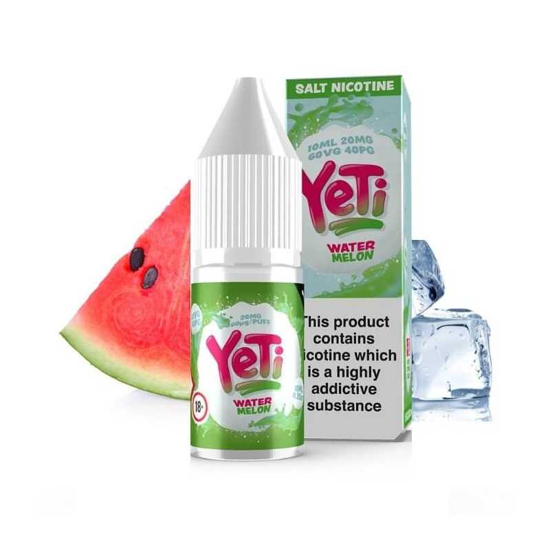 Yeti Salt - Nikotinsalz - Watermelon 20mg- 10mlLieferumfang: 1x Yeti Nikotinsalz - Watermelon 20mg/ml 10mlGeschmack: Wassermelone auf ICEInhalt: 10 mlNikotingehalt: 20mgMischverhältnis: 40% PG / 60% VGInhaltstoffe: Propylenglykol, pflanzliches Glyzerin, AromenSchnelle NikotinaufnahmeSanfteres Gefühl im Hals, trotz höherer Dosierungneutralerer GeschmackOptimal nutzbar für POD Systeme oder MTL Tanks8890Yeti E-Liquid UK5,50 CHFsmoke-shop.ch5,50 CHF