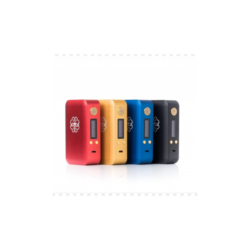 Dotmod DotBox 200 Watt Boxmod (2x 18650 Batterien)Lieferumfang:1 DotMod DotBox  200W1 USB Kabel1 BetriebsanleitungBetrieben mit 2x 18650 Batterien (nicht im Lieferumfang enthalten) 4170Dotmod100,80 CHFsmoke-shop.ch100,80 CHF