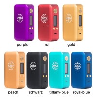 Dotmod DotBox 200 Watt Boxmod (2x 18650 Batterien)Lieferumfang:1 DotMod DotBox  200W1 USB Kabel1 BetriebsanleitungBetrieben mit 2x 18650 Batterien (nicht im Lieferumfang enthalten) 4170Dotmod100,80 CHFsmoke-shop.ch100,80 CHF