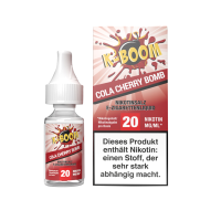 10 ml - K-Boom Nikotinsalz - Cola Cherry Bomb 20mgK-BOOMCola Cherry Bomb - NikotinsalzEine leckere Mischung aus Cherry Coke und Himbeerlimonade!Aroma: Cola, Kirsche, HimbeerlimonadeNikotinmenge: 20mg NikotinsalzInhalt: 10 ml Liquid für E-ZigarettenInhaltsstoffe: pflanzliches Glycerin, Propylenglykol, Nikotinsalz 10912K-Boom5,90 CHFsmoke-shop.ch5,90 CHF