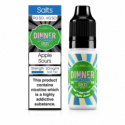 Dinner Lady - Apple Sour 10ml Nic Salt E-Liquid 20 mg Nikotinsalz