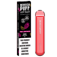 Moreish Puff Air Bar Disposable Pod Device - Pink Lemonade 20mg 2mlMoreish Puff Air Bar Disposable Pod Device - Pink Lemonade 20mg 2ml - Einweg ZigaretteGefüllt mit köstlichen Himbeeren, die Ihnen einen süßen und säuerlichen Geschmack geben, aber auch mit einem Spritzer erfrischend leckerer Limonade zum Abschluss. Pink Lemonade Einweggerät: 20mg Nik-Salz Bis zu 575 Züge mit unglaublichem Geschmack. Erstaunliche Qualität.45% | 55% VG / PG- 20mg Nikotin- Größe (mm): 10,3 x 18 x 106- Batteriekapazität: 350mAh- Saftkapazität: 2ml- Widerstand: 1.8ohm- Spannung: 3.7V- Gewicht: 20g- Züge: ca 500  Nicht aufladbar /Einweg E-zigarette / E-Shisha 11310Moreish Puff UK Liquids4,10 CHFsmoke-shop.ch4,10 CHF