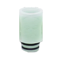 Drip tip 510 Skull - phosphoreszierend - leuchtet im Dunkeln