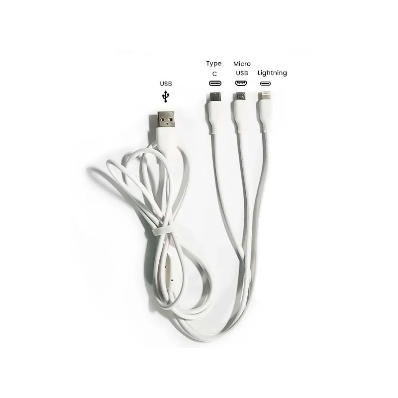 Multifunktions - USB Kabel 3 in 1 Type C, Micro USB, Lightning (Iphone)LieferumfangMultifunktions - USB Kabel 3 in 1 Type C, Micro USB, Lightning (Iphone) 3 in 1 Kabel.Eingang: USBAusgänge: Lightning, Typ C und Micro Usb.Schnellladung: 2,1 A für 3 Geräte gleichzeitig.Anti-Knoten-Kabel.Gesamtlänge mit Kabel: 120cm11492Smoke-Shop.ch6,90 CHFsmoke-shop.ch6,90 CHF Multifunktions - USB Kabel 3 in 1 Type C, Micro USB, Lightning (Iphone)LieferumfangMultifunktions - USB Kabel 3 in 1 Type C, Micro USB, Lightning (Iphone) 3 in 1 Kabel.Eingang: USBAusgänge: Lightning, Typ C und Micro Usb.Schnellladung: 2,1 A für 3 Geräte gleichzeitig.Anti-Knoten-Kabel.Gesamtlänge mit Kabel: 120cm11492Smoke-Shop.ch6,90 CHFsmoke-shop.ch6,90 CHF