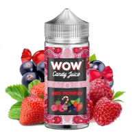 Red Monkey 0mg 100ml - WOW by Candy Juice