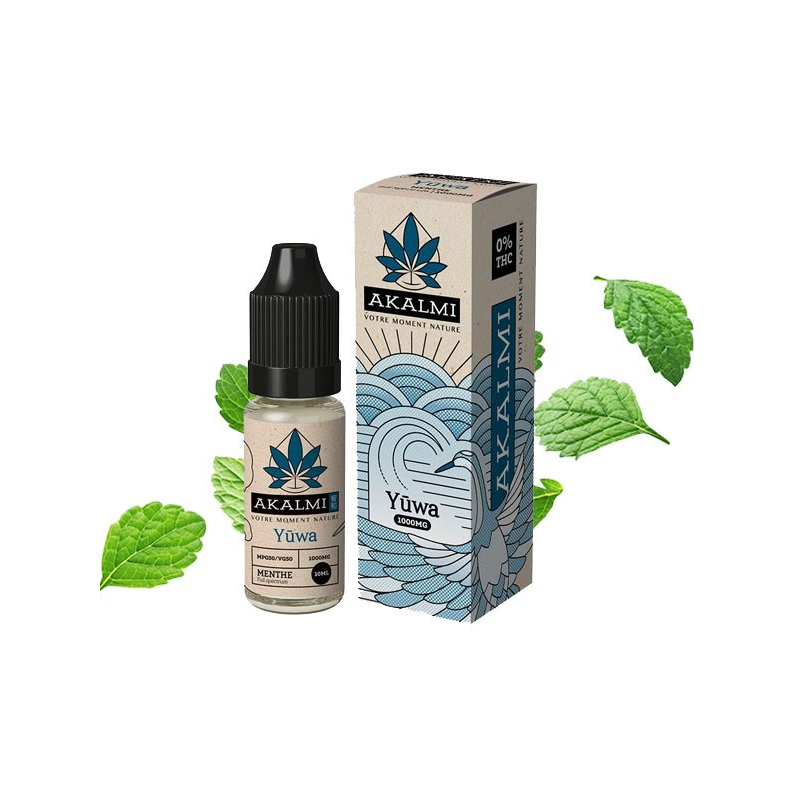 Yuwa CBD 10ml Akalmi von Toutatis - vers. StärkenYuwa CBD 10ml Akalmi von Toutatis - vers. StärkenAromaticians von Toutatis bietet Ihnen ein CBD- Sortiment auf 100% pflanzlicher Basis!Der Yuwa ist eine Mischung aus Minze, die von einer Pflanzenfrische beherrscht wirdAkalmi ist: 100% französischer Bio-Hanf, 3 Vollspektrum-Konzentrationen auf 100% pflanzlicher Basis, überkritische CO2-Extraktion, ein wettbewerbsfähiger Preis für höchste Qualität, garantiert ohne Zusatzstoffe und ohne Süßstoffe! CBD-Flüssigkeit aus Frankreich Erhältlich in 100 mg, 500 mg und 1000 mg MPG / VG-Rate: 50% / 50% Garantiert ohne THCTechnische Eigenschaften: Klassisches FlaschenformatLand FRANKREICHPG / VG 50-50Klassischer GeschmackBelgische TPD NrKapazität (ml) 10Produkttyp FlüssigkeitGefahrstoff Nr.Zerbrechlich JaDLUO JaChargenverwaltung JaKlassifizierung CProduktfamilie CBD Liquids  LiKojo - CBD 10ml Akalmi von Toutatis - vers. Stärken11703Akalmi - CBD Liquids11,90 CHFsmoke-shop.ch11,90 CHF