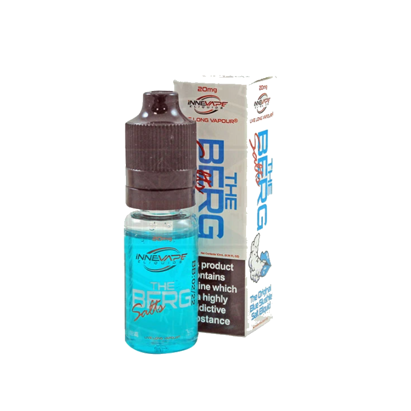 Innevape The Berg Salt 10ml - 20 mgInnevape The Berg Salt 10ml - 20 mg oder 10mgDas Berg Salt von Innevape ist ein Nik-Salz an der Spitze des Eisbergs mit einem süßen, saftigen, blauen Himbeer-Bonbongeschmack, gefolgt von einem erfrischenden, würzigen Aroma. Das Berg Salt von Innevape ist ein 10ml Nik-Salz mit 20mg Nikotin.50% | 50% VG / PG117783Innevape USA Liquids4,70 CHFsmoke-shop.ch4,70 CHF