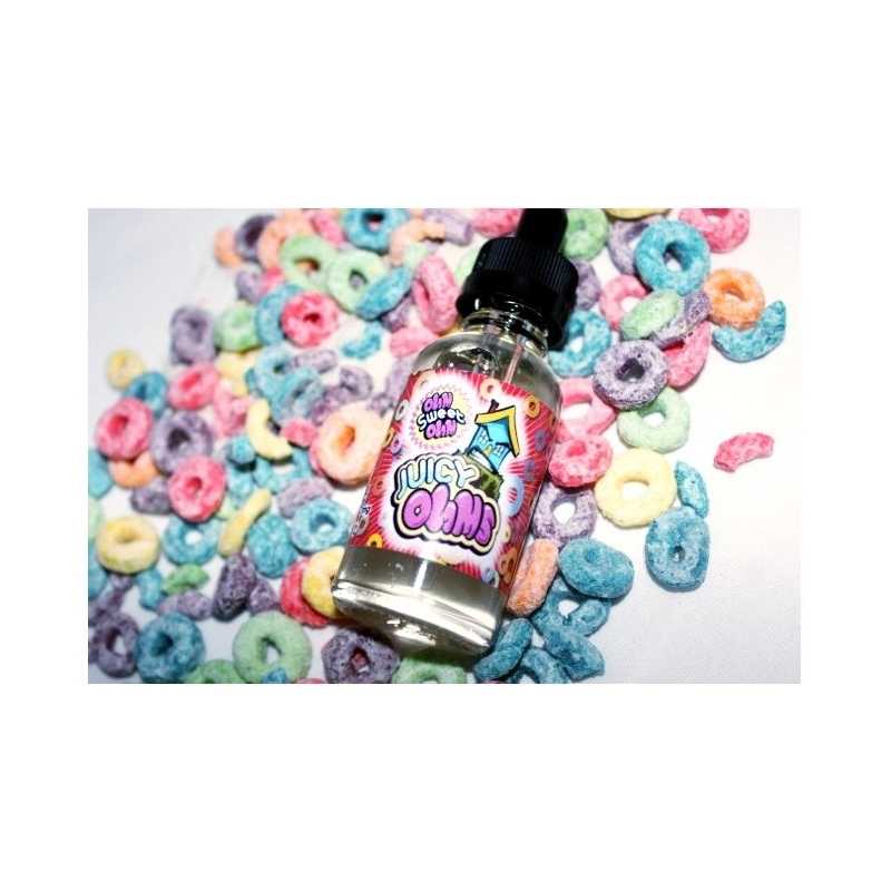 30ml Juicy Ohms - Ohm sweet ohm - Frucht Milch KringelLieferumfang:  1x 30ml Juicy Ohms: Ohm Sweet OhmGeschmack: Egal wer oder wie alt du bist, dieser Geschmack wird dich zurück in deine Kindheit versetzen. Wer mochte sie nicht diese kleinen bunten Milchgetränkten und fruchtigen Getreideringe. Holen Sie sich mit diesem leckeren Geschmack eine große Schüssel Frühstück von zu Hause nach Hause ;)1352Juicy Ohm Liquid USA2,70 CHFsmoke-shop.ch2,70 CHF