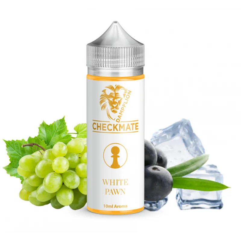 White Pawn - Dampflion Checkmate Aroma 10mlLieferumfang: White Pawn - Dampflion Checkmate Aroma 10mlGeschmack: Mit dem White Pawn kommt eine weitere Bereicherung in der Checkmate Longfill Auswahl! Feine gekühlte Acaibeeren mit saftigen Trauben abgemischt sorgen für ein fruchtiges und erfrischendes Erlebnis. Dosierung: 10ml PET Flasche mit Kunststoff Schraubkappe + 120ml Chubby Gorilla FlascheArtikeltypAromen-Konzentrate, LongfillHerstellerDampflionGeschmackCool, Frisch, Frucht, SüssVerwendete AromenAcai, Koolada, TraubenInhaltsstoffeKünstliche Aromen, Naturidentische Aromen, Propylenglykol E1520FlaschenartChubby Gorilla FlascheInhalt / Grösse10.0 ml INFORMATION: Damit das Aroma den vollen Geschmack entwickelt, benötigt es etwas Zeit. Am besten lassen Sie ihr gemischtes Liquid ca. 5 - 10 Tage reifen. 11842Dampflion14,90 CHFsmoke-shop.ch14,90 CHF White Pawn - Dampflion Checkmate Aroma 10mlLieferumfang: White Pawn - Dampflion Checkmate Aroma 10mlGeschmack: Mit dem White Pawn kommt eine weitere Bereicherung in der Checkmate Longfill Auswahl! Feine gekühlte Acaibeeren mit saftigen Trauben abgemischt sorgen für ein fruchtiges und erfrischendes Erlebnis. Dosierung: 10ml PET Flasche mit Kunststoff Schraubkappe + 120ml Chubby Gorilla FlascheArtikeltypAromen-Konzentrate, LongfillHerstellerDampflionGeschmackCool, Frisch, Frucht, SüssVerwendete AromenAcai, Koolada, TraubenInhaltsstoffeKünstliche Aromen, Naturidentische Aromen, Propylenglykol E1520FlaschenartChubby Gorilla FlascheInhalt / Grösse10.0 ml INFORMATION: Damit das Aroma den vollen Geschmack entwickelt, benötigt es etwas Zeit. Am besten lassen Sie ihr gemischtes Liquid ca. 5 - 10 Tage reifen. 11842Dampflion14,90 CHFsmoke-shop.ch14,90 CHF