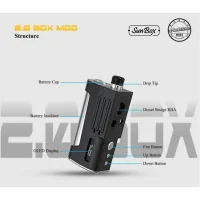 2.0 Box Mod Kit von Ambition Mods und Sunbox - Blau2.0 Box Mod Kit von Ambition Mods und SunboxDer 2.0 Box Mod von Ambition Mods und Sunbox entstand durch eine Kooperation dieser zwei Firmen und überzeugt durch ihr Design sowie das Preisleistungsverhältnis. Diese Boro-Tank Box verfügt über ein 60W Board und ist lediglich 82mm hoch und super kompakt. Wir bieten in diesem Kit Ihnen ein umfassendes Paket. Im Kit enthalten sind folgende Artikel: 1 x 2.0 Box Mod1 x Diesel Bridge1 x Boro Tank1 x Ersatzset1 x ManualDetails zur Easy Side Box Mod 60W von Ambition Mods und Sunbox:Grösse: 82mm x 28mm x 43mmBildschirm: 0.91 OLED ScreenGewicht: 168gOutput Power: 1W - 60WOutput Voltage: 0.5V - 8VAkku: 18650 (Akku nicht enthalten)11846Sunbox83,90 CHFsmoke-shop.ch83,90 CHF