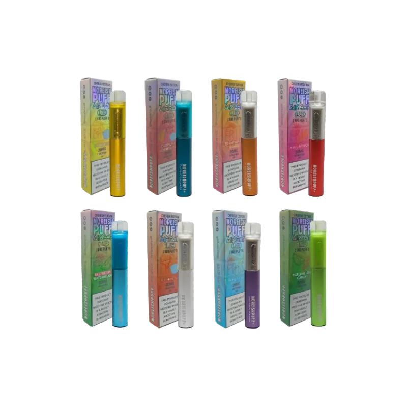 Moreish Puff Lux - Air Bar - 20mg - vers. GeschmacksrichtungenMoreish Puff Lux - Air Bar Disposable Pod Device - vers. Geschmacksrichtungen 20mgEine himmlische Kombination aus FrüchtenEinweggerät20mg Nik-SalzBis zu 600 ZügeUnglaublicher GeschmackErstaunliche QualitätInhalieren AktiviertVG41/PG592ml E-Flüssigkeit 11855Moreish Puff UK Liquids4,80 CHFsmoke-shop.ch4,80 CHF