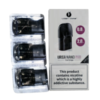 LOST VAPE Ursa Nano / Baby / Pro Ersatz Pods 3 Pack V1/V2/V3LOST VAPE Ursa Nano Ersatz Pods 3 PackErsatz Ursa Nano Pods von Lost Vape erhältlich in 0,8ohm und 1,0ohm und kommt in Packungen mit 3.Lost Vape Ursa Nano Pod Cartridge ist für Lost Vape Ursa Nano Pod Kit konzipiert. Es ist ein nachfüllbarer 2.0ml Pod mit auslaufsicherer Konstruktion und einem komfortablen Drip Tip. Integriert in zwei Arten von Spulenwiderstand (1.0ohm oder 0.8ohm). Außerdem verfügt es über einfache Seite Füllsystem und einstellbare Luftstrom.11856Lost Vape12,90 CHFsmoke-shop.ch12,90 CHF