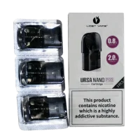 LOST VAPE Ursa Nano / Baby / Pro Ersatz Pods 3 Pack V1/V2/V3LOST VAPE Ursa Nano Ersatz Pods 3 PackErsatz Ursa Nano Pods von Lost Vape erhältlich in 0,8ohm und 1,0ohm und kommt in Packungen mit 3 PodsLost Vape Ursa Nano Pod Cartridge ist für Lost Vape Ursa Nano Pod Kit konzipiert. Es ist ein nachfüllbarer 2.5 ml Pod mit auslaufsicherer Konstruktion und einem komfortablen Drip Tip. Integriert in zwei Arten von Spulenwiderstand (1.0ohm oder 0.8ohm). Außerdem verfügt es über einfache Seite Füllsystem und einstellbare Luftstrom.11856Lost Vape9,90&nbsp;CHFsmoke-shop.ch9,90&nbsp;CHF