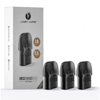 LOST VAPE Ursa Nano / Baby / Pro Ersatz Pods 3 Pack V1/V2/V3LOST VAPE Ursa Nano Ersatz Pods 3 PackErsatz Ursa Nano Pods von Lost Vape erhältlich in 0,8ohm und 1,0ohm und kommt in Packungen mit 3 PodsLost Vape Ursa Nano Pod Cartridge ist für Lost Vape Ursa Nano Pod Kit konzipiert. Es ist ein nachfüllbarer 2.5 ml Pod mit auslaufsicherer Konstruktion und einem komfortablen Drip Tip. Integriert in zwei Arten von Spulenwiderstand (1.0ohm oder 0.8ohm). Außerdem verfügt es über einfache Seite Füllsystem und einstellbare Luftstrom.11856Lost Vape9,90&nbsp;CHFsmoke-shop.ch9,90&nbsp;CHF