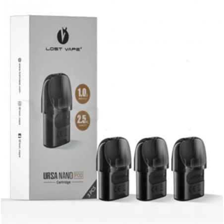 LOST VAPE Ursa Nano / Baby / Pro Ersatz Pods 3 Pack V1/V2/V3