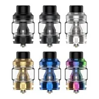 Tank Obelisk 5.5ml - Geekvape (Fertigcoil-Verdampfer) 24 mm - 5.5 ml SilberLieferumfang: 1x Verdampfer Obelisk1x Widerstand Geekvape Z0.2 (70-80W)1x Widerstand Geekvape Z0.4 (50-60W)1x Ersatzglasröhre1x Packung mit Ersatzteilen1x Werkzeug für Widerstand1x BenutzerhandbuchMerkmale Das Gerät verfügt über eine Reihe von Merkmalen:Luftzufuhr Von untenFüllung Von obenDurchmesser: 25 mmFassungsvermögen: 5,5 mlFüllmethode: Verschiebbare obere KappeKompatibilität der Widerstände: Z 0.2ohm, Z 0.4ohmLuftstromkontrolle: einstellbarClearomizer mit einem Durchmesser von 24 mm.Bubble Tank von 5.5ml.Großer Driptip 810.Z Coils Widerstände.Einstellbare Airflow für alle Arten von Vapes.Schöner Dampf und schöne Aromen.11863geekvape17,40 CHFsmoke-shop.ch17,40 CHF