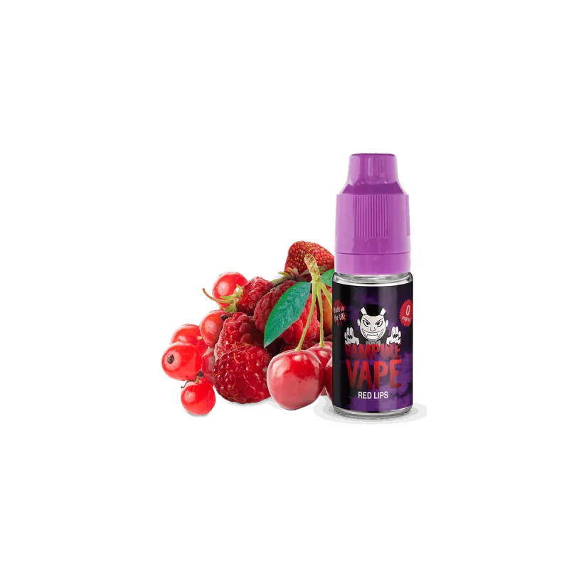 Red Lips - 10ml von Vampire Vape - 6 mgLieferumfang: 1x Red Lips - 10ml von Vampire Vape - vers. NikotinstärkenBanana&nbsp;Geschmack:&nbsp;Kirsche , FruchtigBeim Red Lips von Vampire&nbsp;Vape&nbsp;küsst eine Süße Kirsche frisches Menthol und verleiht ein erfrischendes fruchtiges Gefühl.Die Nikotinstärken 0 mg, 6 mg, 12 mg und 18 mg sind mit 60 PG / 40 VG hergestellt, das 3 mg ist mit 50 PG / 50 VG.Vampire Vape30/70 PG VG11878Vampire Vape4,90&nbsp;CHFsmoke-shop.ch4,90&nbsp;CHF